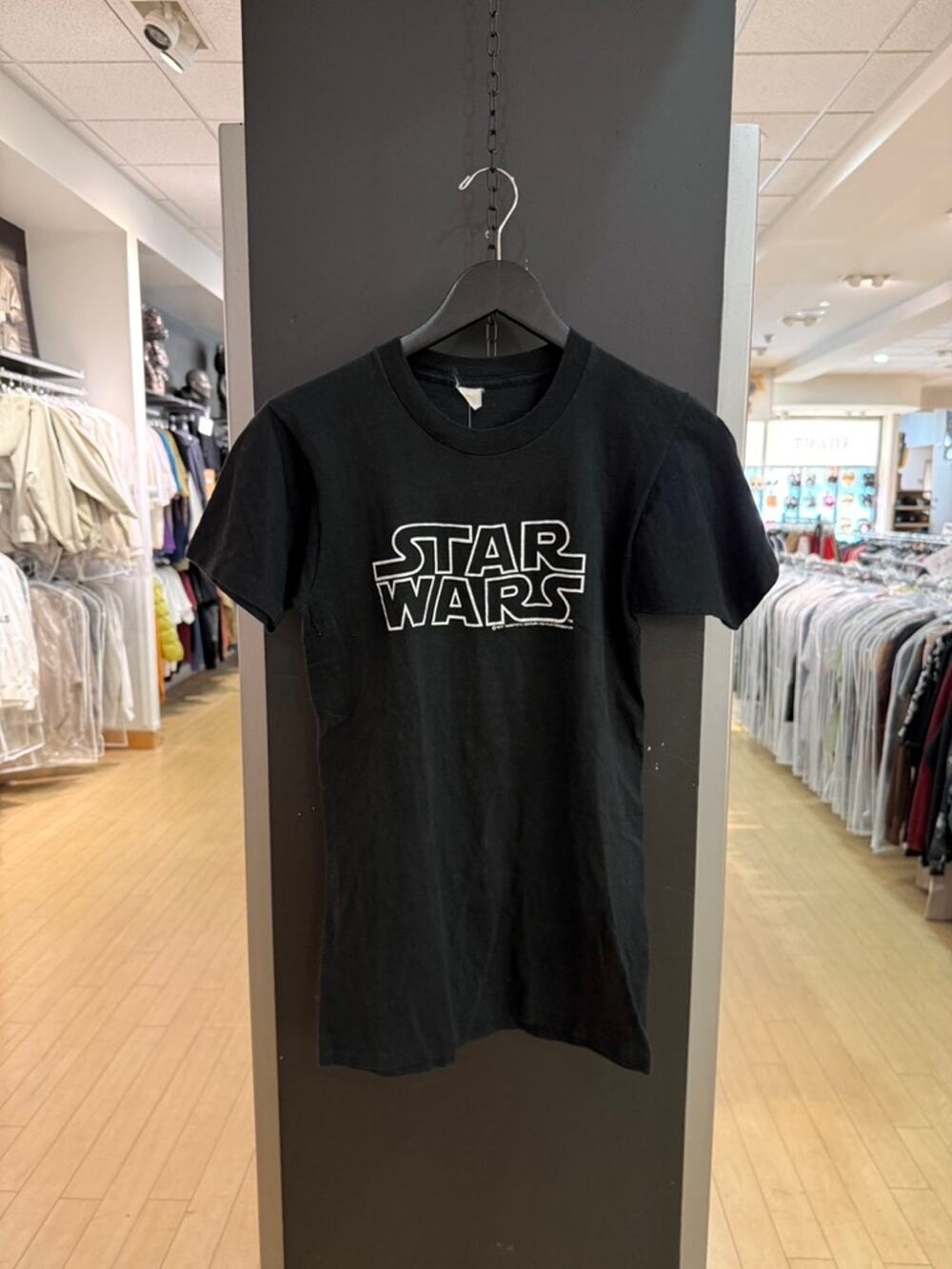 1977 Star Wars May The Force Be With You 70s Vintage TV Movie Promo Tee Shirt